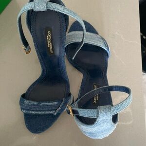Dolce &Gabbana denim heels